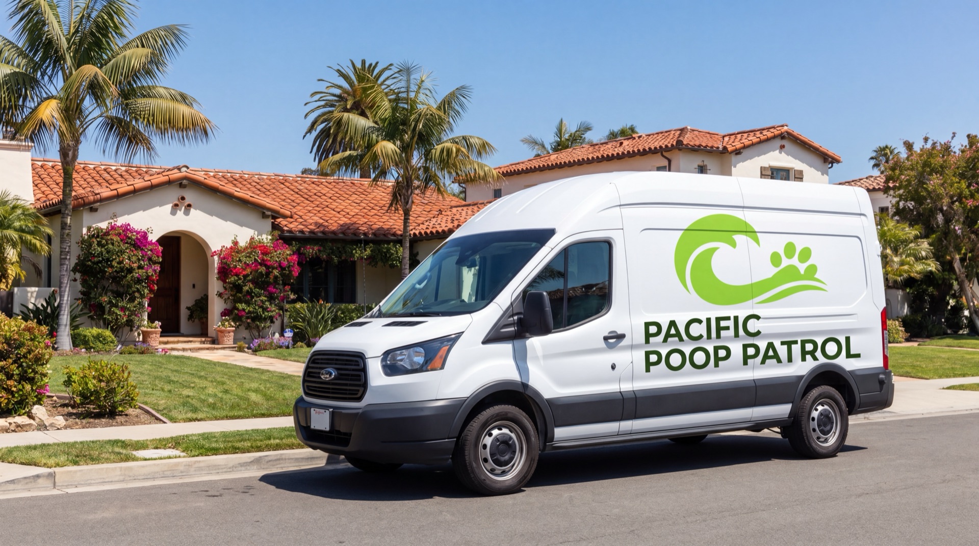 The Scoop King service van